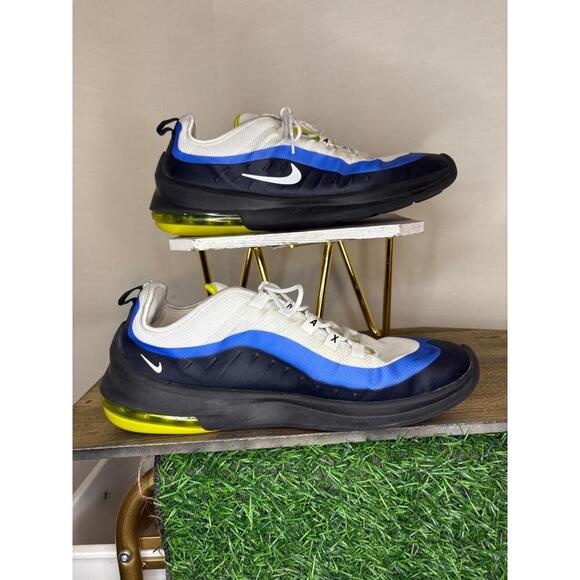 Nike Sneakers Mens US 12 Black Blue Low Top Air Cushioning Iconic Style - Picture 1 of 6